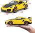 Maisto Porsche 911 GT2 RS Yellow with Carbon Hood and Gold Wheels Special Edition 1/24 Diecast Model Car...