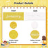 Zonon 48 Pieces Holiday Monthly Headliners Set 12 Months of The Year Headers Monthly Bulletin Board Borders Seasonal Monthly Headers with 36 Round...