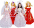 5 Sets Doll Clothes Handmade Doll Dress for 11.5 Inch Doll Wedding Party Dresses Gown Outfit Costume Suit for 11.5 inch Dolls Random Styles...