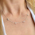 Mama Necklace, 925 Sterling Silver Dainty Link Chain with the Message Mama....