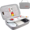 Canboc Hard Electronic Organizer Travel Case Electronics Accessories Cable Gadget Wire Storage Bag Double Layer Shockproof Box for Charger, Cord, ...