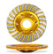 Concrete Grinding Wheel 4 inch for Angle Grinder - Diamond Cup Wheel for Grinding Concrete, Cement, Masonry Stones, Granite, Marble - 24 Segment T...