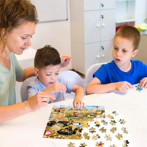 100 Piece puzzels for Kids Ages 4-8 8-10 3-5 jigsaws for Children Age 4 5 6 7 8 Jigsaw Puzzles for Children Kids Tollder Boys Grils Puzzle Constru...