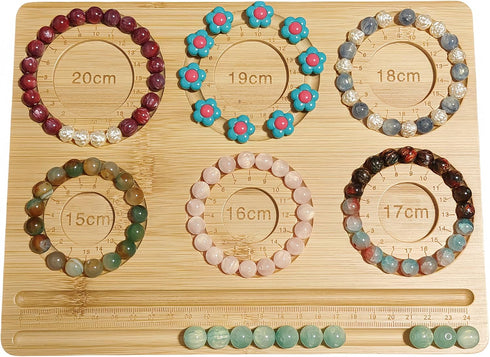 Junarsoez Beading Board for Jewelry Bracelet Making, DIY Jewelry Beads Board Tray, Bracelet Making Design Mat for Freelance Workshop Studio...