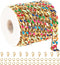 9.8 Feet Colorful Dripping Oil Cuban Chains for Jewelry Making, Gold Plated Aluminum Chain for Necklace Unwelded Twist Curb Chain Roll with Jump R...