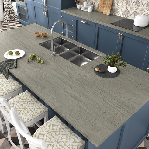 WESTICK Wood Grain Contact Paper Peel and Stick Wood Wallpaper for Cabinets Removable Rustic Wood Grain Contact Paper for Countertops Waterproof F...