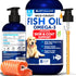 Omega 3 Fish Oil for Dogs - Better Than Salmon Oil for Dogs - Dog Fish Oil - Fish Oil Liquid for Pets EPA DHA - Skin and Coat Food Supplement for ...