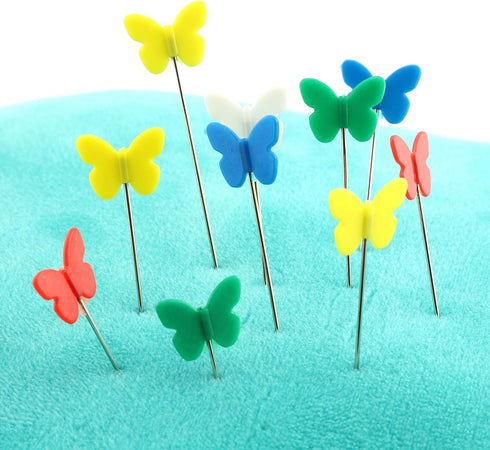 200pcs Flat Head Butterfly Sewing Straight Pins Patchwork Quilting Pins Dressmaking Sewing Accessories DIY Crafts...