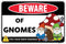 Venicor Gnome Sign Decor - 8 x 12 Inches - Aluminum - Funny Gnome Gifts for Women - Gnome Decorations for Home Stuff...