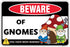 Venicor Gnome Sign Decor - 8 x 12 Inches - Aluminum - Funny Gnome Gifts for Women - Gnome Decorations for Home Stuff...