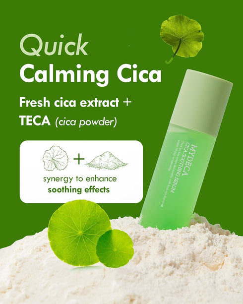 LABIOTTE Mydeca Cica Soothing Serum | Hydrating Serum for Face w/Centella Asiatica | Korean Skincare Face Serum for Glowing Skin | Centella Moistu...