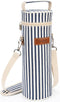 Tirrinia Single Wine Cooler Bags - Insulated & Padded Portable Wine Gift Tote Carrier for Travel, BYOB Restaurant, Wine Tasting, Party, Great Gift...