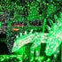 WATERGLIDE 1 Pack St. Patricks Day Shamrocks Lights, 50 LED Outdoor Decorative String Lights, Battery Operated Lucky Clover Light, 8 Lighting Mode...
