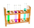 EISCO Test Tube Rack, 9 Inch - 12 Tube Capacity - Wooden, Beechwood...