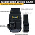 MELOTOUGH Pocket Tool Pouch Tool Belt Pouches with Belt Clip Utility Mini Tool Organizer Pouch for Electrician,Carpenter,Construction,Technician...