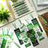 48 Pcs Mental Health Awareness Items Mental Health Awareness Pen World Mental Health Day Retractable Ballpoint Pen and Bookmarks Green Ribbon Pen ...