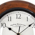 FirsTime & Co. Walnut Round Wall Clock, 11",10055...