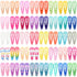 Toddler Hair Clips, Funtopia 80 Pcs (1.2 Inch, 3cm) Cute Mini Snap Hair Clips for Baby Girls Kids, Colorful Small Snap Barrettes Metal Barrette fo...