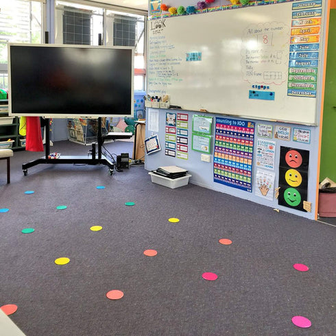 TUPARKA 72 Pack Spot Markers Floor Spots 4 Inch spot Markers for Classroom Preschool and Kindergarten...
