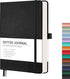 RETTACY Bullet Dotted Journal - A5 Dotted Grid Journal Notebook with 256 Pages, 120 GSM Premium Acid-Free Paper, Bullet Journaling, Sketching, Lea...