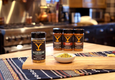 Yellowstone Skillet Butter & Herb Seasoning and Rub, 4.7oz...