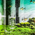 CO2 Diffuser Aquarium Glass Spiral CO2 Atomizer Diffuser Bubble Counter Check with Suction Cup for Aquarium Planted Fish Tank Supply Accessories...
