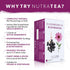 Nutra Tea - Elderberry & Echinacea Tea | Elderberry Tea - Immunity Tea | Immune Tea - 40 Tea Bags - Herbal Tea - (2 Pack)...