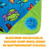Teenage Mutant Ninja Turtles Musical Warm, Plush, Throw Blanket - Extra Cozy and Comfy for Your Toddler, Blue...