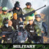8-Pack Military Toy Soldiers Action Figures Playset, US Army Men and SWAT Team with Military Weapons Accessories for Kids Boys Girls...