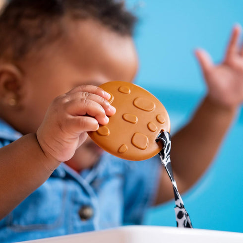 Bright Starts Cookies & Teethe 2-in-1 Rattle and Teether Activity Toy, BPA Free, Unisex, 3 Months+...