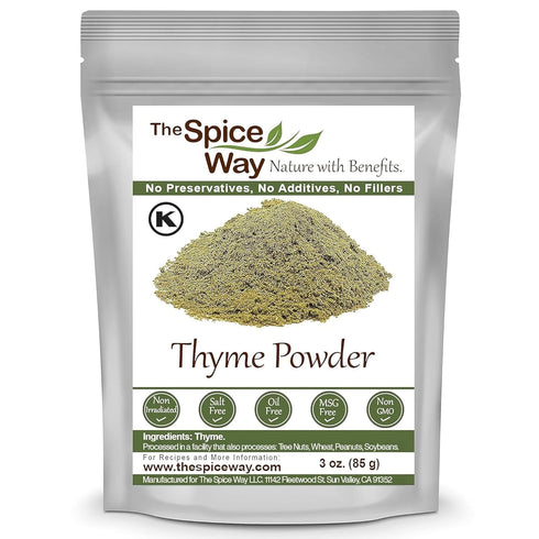 The Spice Way Thyme Seasoning Ground - (3 oz) Made from premium fresh thyme...