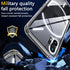 Hensinple for Nothing Phone 2 Case with Tempered Glass Screen Protector, Anti-Yellowing Military-Grade Drop Protection Cover, Shockproof Soft Slim...