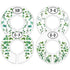 Botanical Nursery Closet Dividers - 7x Size Dividers for Baby Clothes - Eucalyptus Vines Leaf Plant Greenery Decor - Boy or Girl...