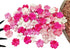 HukDok Artificial Flower Petals Mulberry Paper Flowers for DIY Crafts Scrapbooking Embellishment Wedding Doll House Supplies Card Mini Paper Flowe...