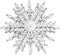 SELOVO Bridal Zircon CZ Bouquet Snowflake Simulated Pearl Brooch Pins Silver Tone...