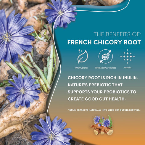 Teeccino Dandelion Caramel Nut Tea, 25 Tea Bags - Caffeine Free, Roasted Herbal Tea with Prebiotics, 3x More Herbs than Regular Tea Bags, Gluten F...