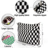 4pcs Lager Checkered Makeup Bag Cosmetic Bag for Women, Y2k Accessories Aesthetic Plaid Makeup Bag for Women, Large Capacity Pencil Case Makeup Br...