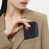 Leather Cometic Bag for Women Mini Travel Lipstick Makeup Bag Organizer with Mirror (Green)...