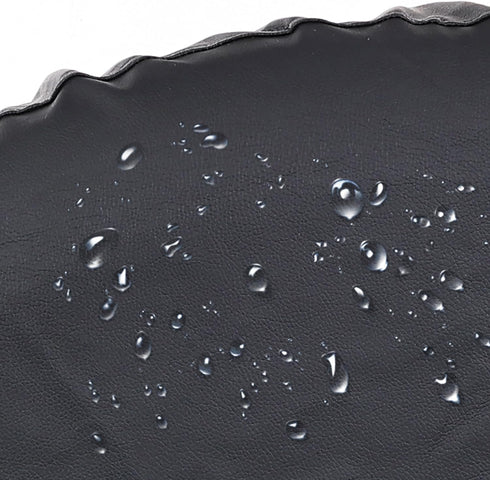 Moonet PVC Leather Spare Tire Wheel Cover for Car Truck SUV Camper Trailer Universal Fit RV JP FJ, R15 Black (for Overall Wheel Diameter 27-29 inc...