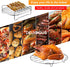 Air Fryer Rack for Air Fryer Oven, Set of 2 Multi-purpose Air Fryer Accessories Metal Double Layer Wire Rack with Skewer for Ninja, Power XL, Coso...