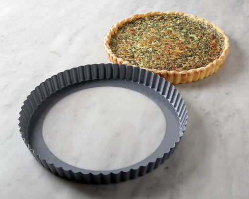 Fox Run 9.5-Inch Non-Stick Tart Pan, Removable Bottom Quiche Pan...