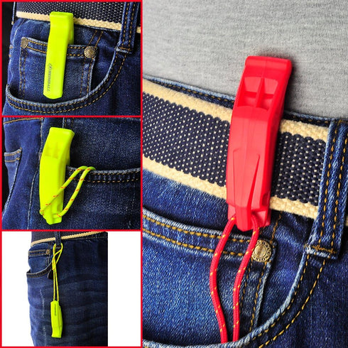 HEIMDALL Emergency Whistle with Lanyard for Safety Boating Camping Hiking Hunting Survival Rescue Signaling...
