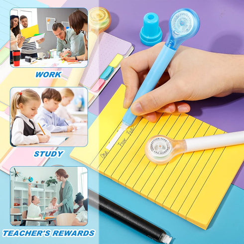 10 Pack Correction Tape Pen Correctional Tape Ink Corrector Tape Correction Tape Eraser for School Office Supplies, 0.2 x 236 Inch...