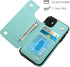 HianDier Wallet Case for iPhone 11 6.1-inch Slim Protective Case with Credit Card Slot Holder Flip Folio Soft PU Leather Magnetic Closure Cover fo...