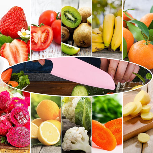 Nylon Knife for Nonstick Pans, 2 pcs Kitchen Knife Safe for Kids, Nonstick Knife Resistant to high temperatures up to 460 degrees Fahrenheit, Pink...