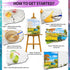ajepon Landscape Paint by Numbers Kit-Scenery Paint by Number Kits for Adults,Adults Paint by Numbers Kits on Canvas without Frame Oil Painting Ac...