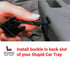 STUPID Car Tray - Seat Anchor - Security Belt for Car Tray - Made from Recycled Materials - 6 in...
