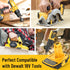 1 pack DM18D Battery Adapter Converter with USB Port for Dewalt 18V Tools, Converts Dewalt 20V Li-ion or Milwaukee M18 18V Li-ion Battery to Dewal...
