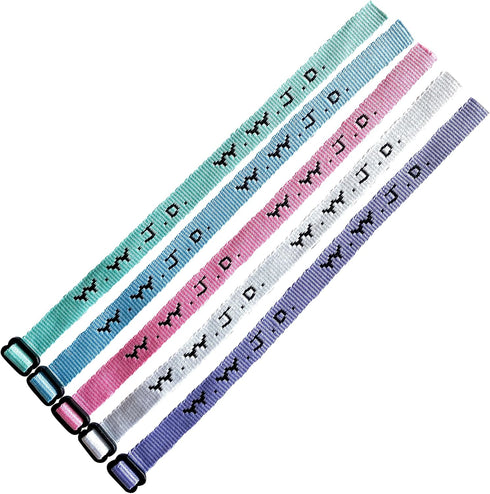 SHAMZBEST 25 (2 Dozen Plus 1) 5 Pastel Colors, WWJD Bracelets - What Would Jesus Do Woven Wristbands Per Pack - Religious Christian WWJD Bracelet ...