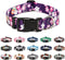 Adjustable Dog Collar - Special Design Patterns, Soft Nylon Comfortable Durable Pet Collar for Small Medium Large Dogs (S, Floral Pink)...